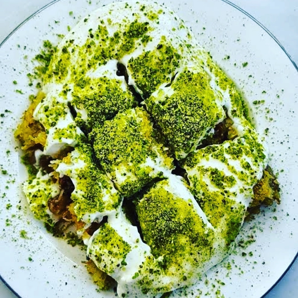 Antep Fıstıklı Kaymaklı Kadayıf Tatlısı Tek Kişilik