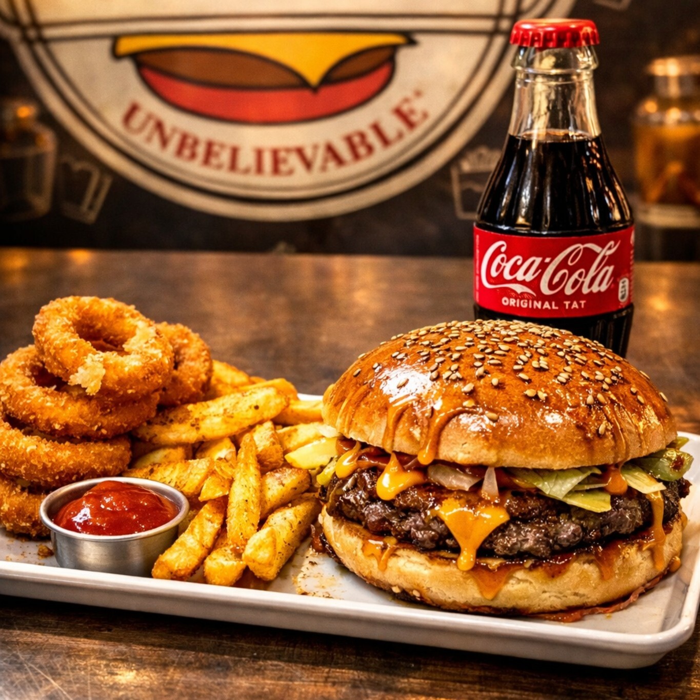 After Dinner Burger Gamer Menü