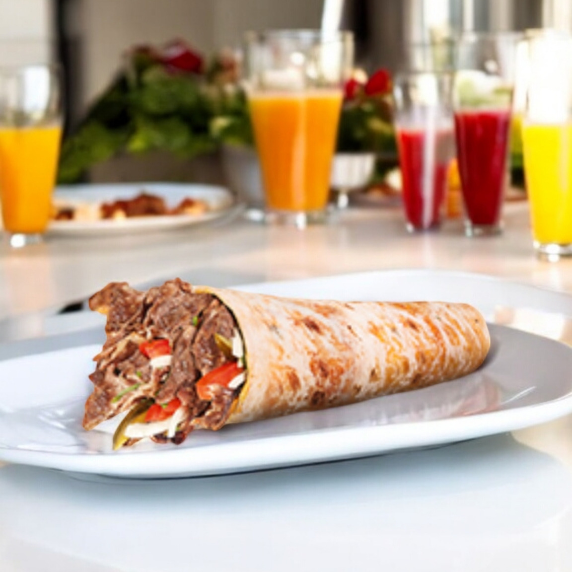 Ranch Sos Deryası Maximum VIP Et Döner Dürüm Special Mix VIP