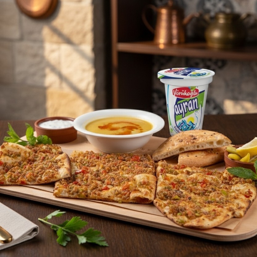 Kıymalı Pide Menu