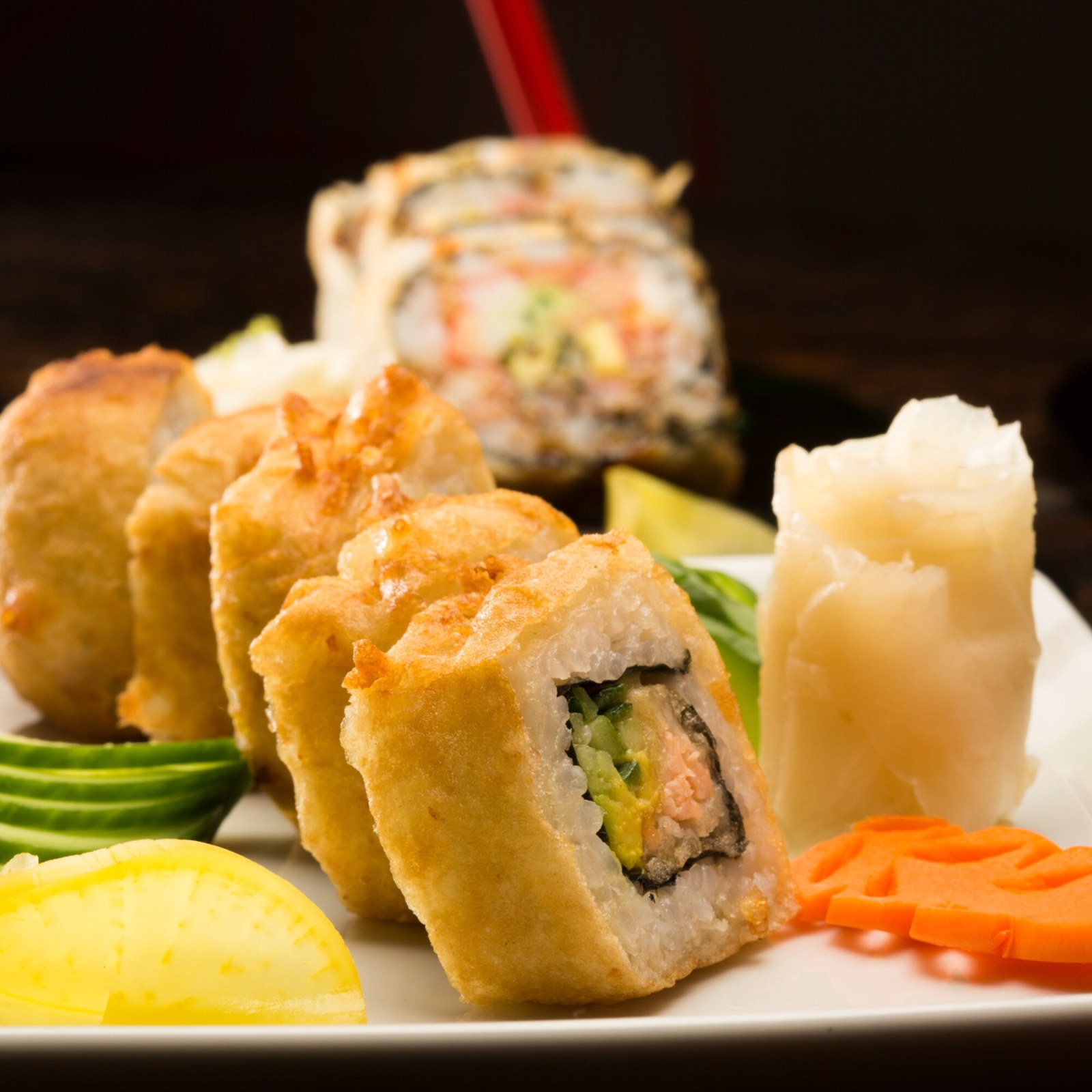 Sake Crunchy Roll (8 Parça)