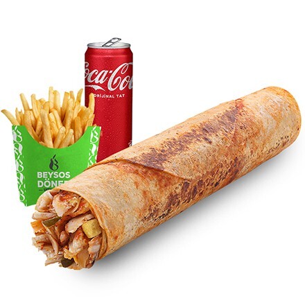 Tavuk Dürüm Menü (Large)