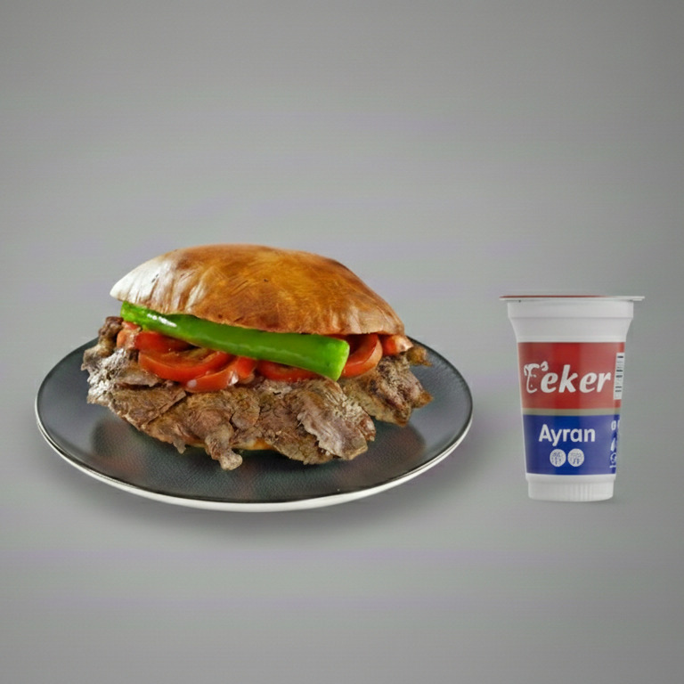 Tandır Ekmek ET Döner Menü+Coca Cola 330 ml