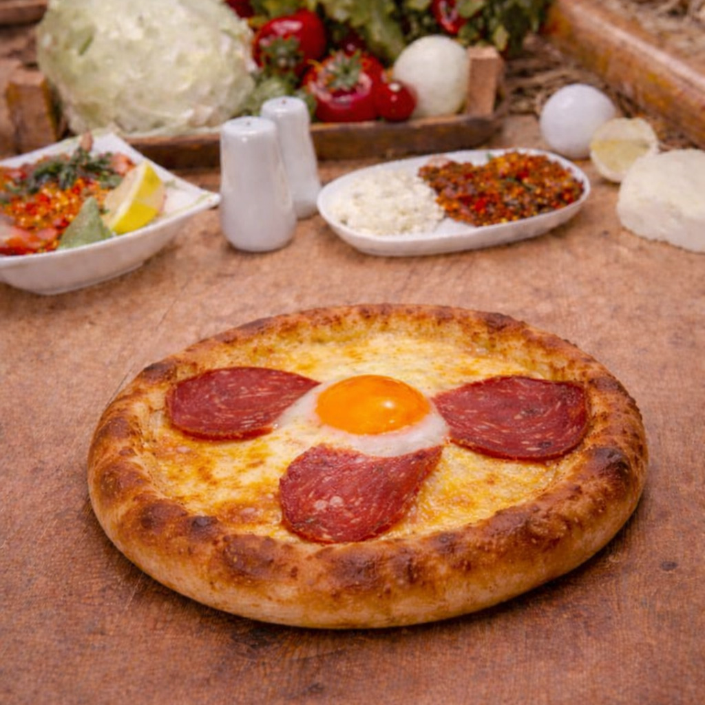 Yağlı Yumurtalı Pastırmalı