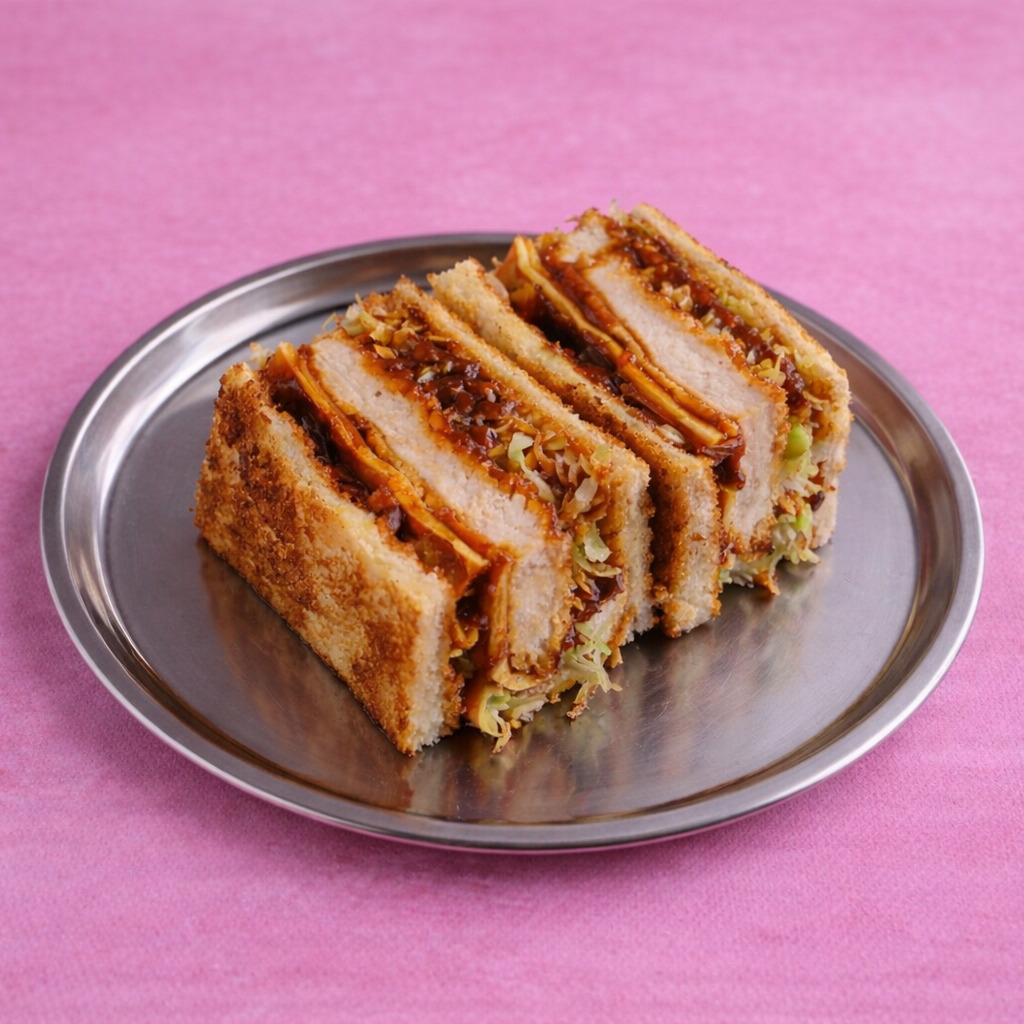 Korean BBQ Crispy Chicken Katsu Sando