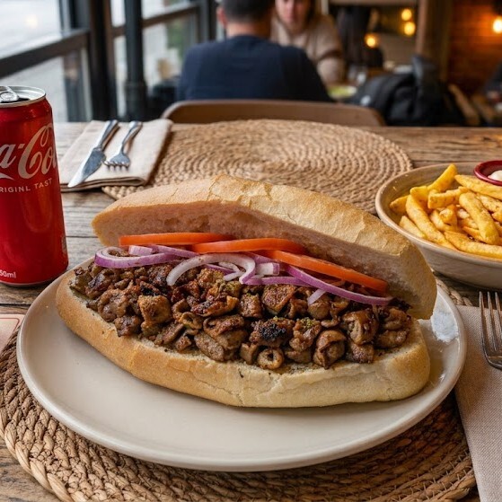 Arnavut Ciğeri - Patates - Kola