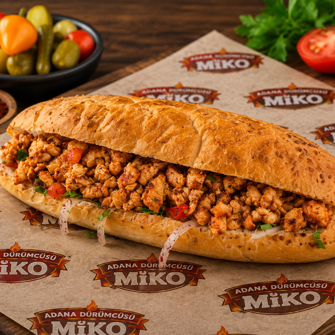 Tavuk Tantuni Ekmek Arası