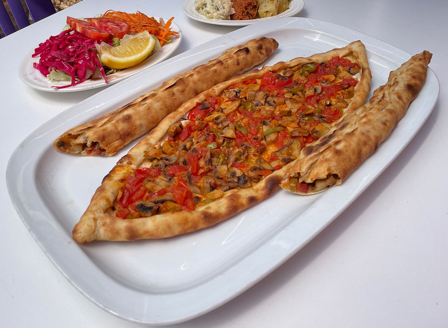 Mantarlı Pide (Standart) (Açık)