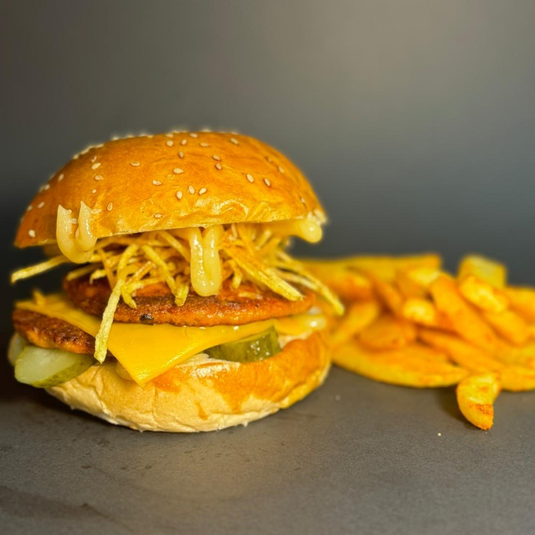 Double Chicken Burger