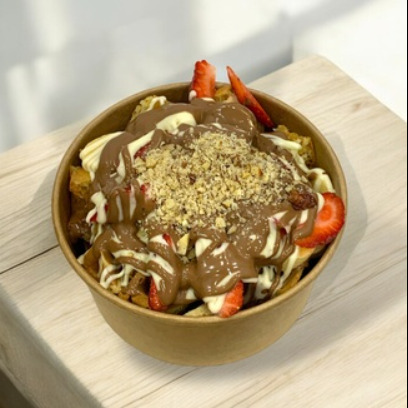 Çift Katlı Waffle Bowl Karışık