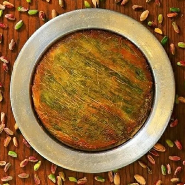 Fıstıklı Kaymaklı Hasır Künefe (1 Kişilik)