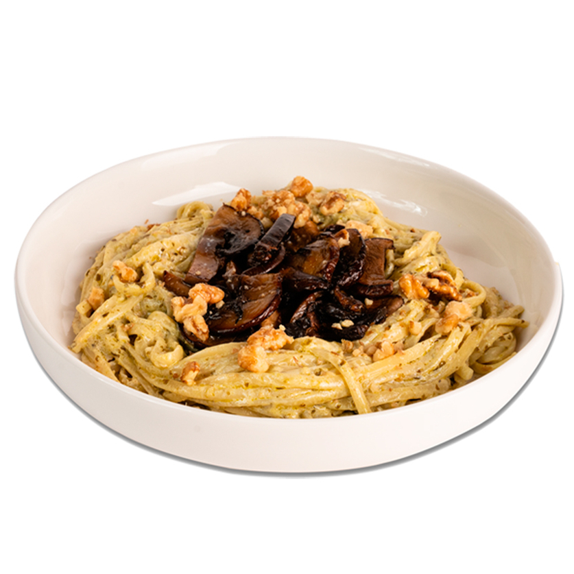 Mantarlı Pestolu Linguine