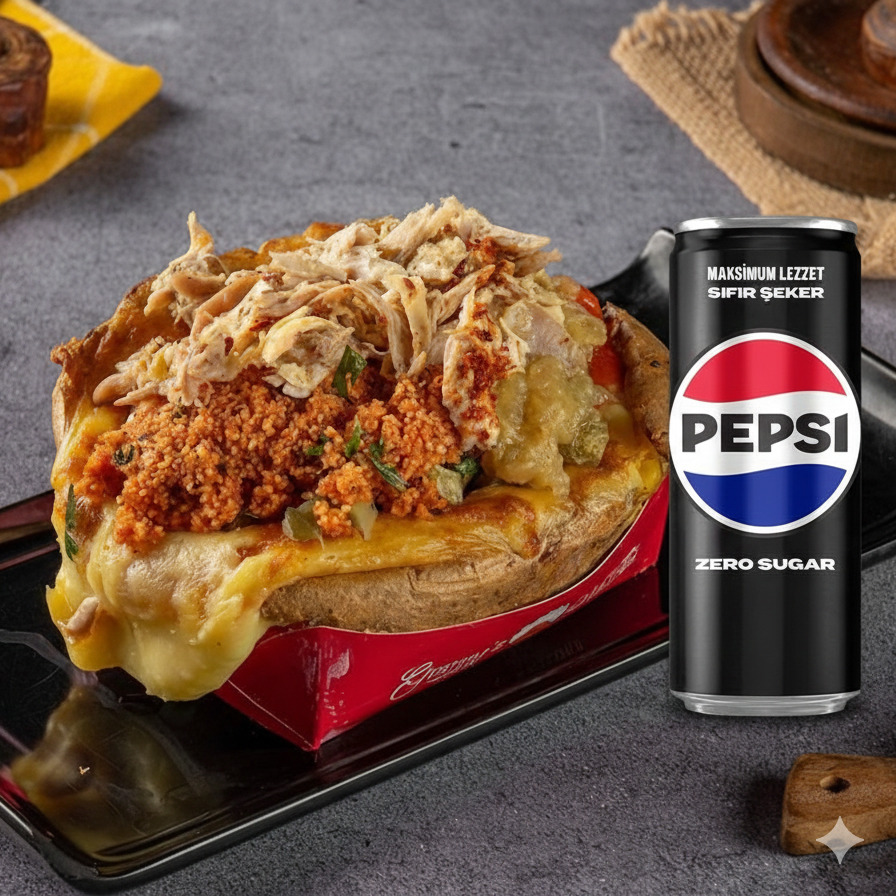 Büyükannenizin Tercihi Kumpir & Pepsi Max