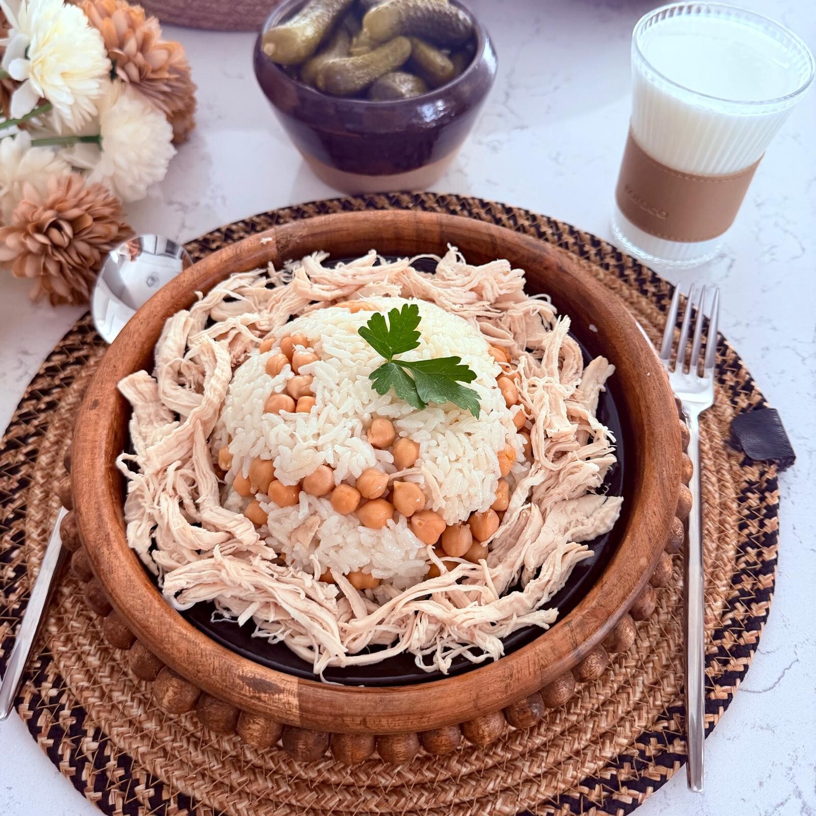 Nohutlu Tavuklu Pilav