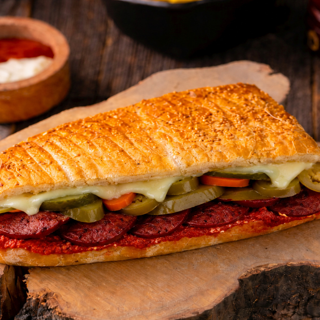 Yarım Ekmek Karışık Turşulu Tost
