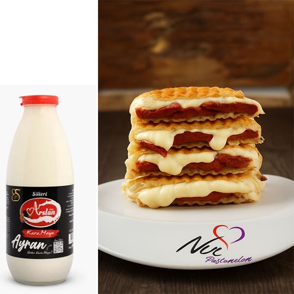 Karışık Tost + Ayran