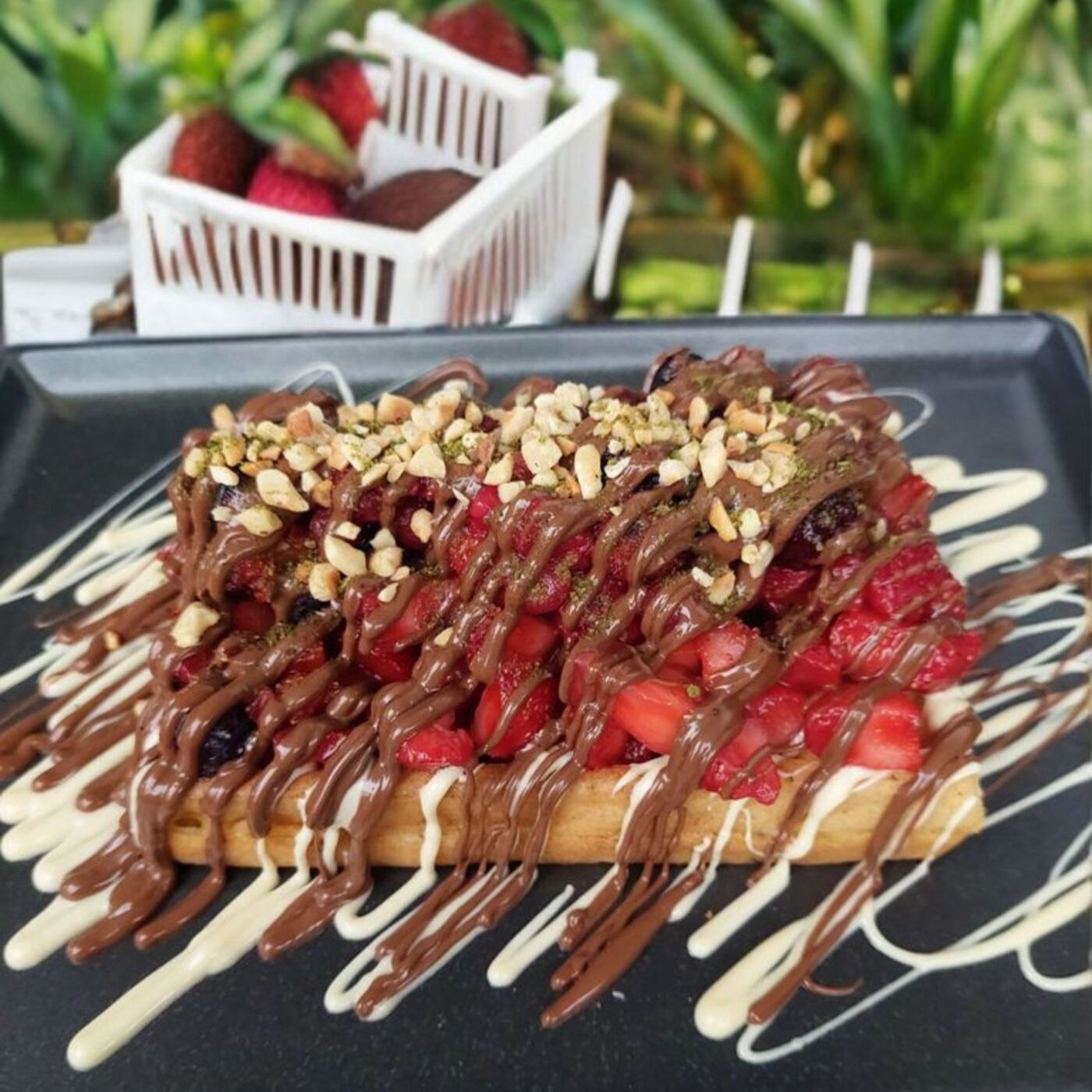 Waffle Berry Combo (Büyük Hamur)