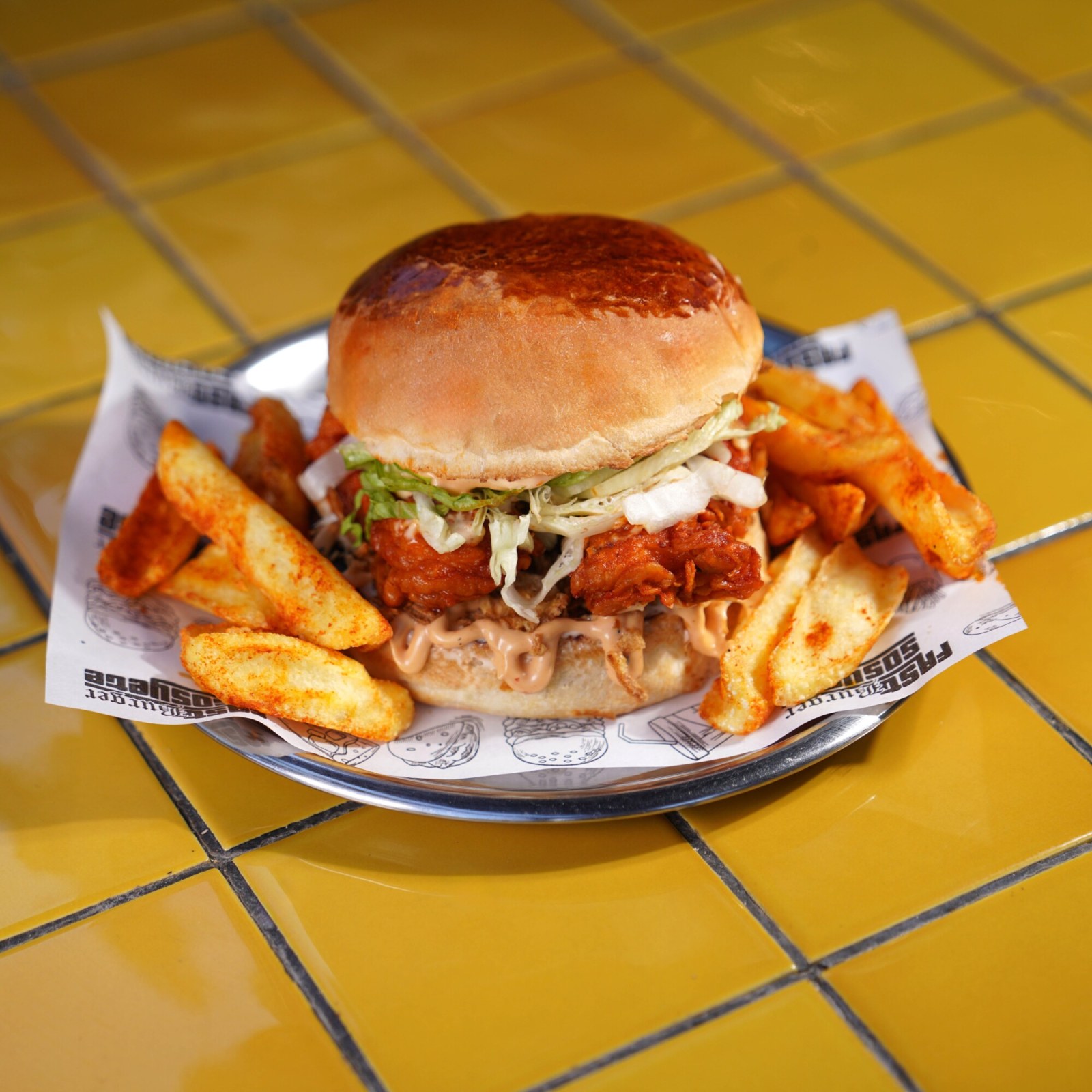 BBQ Hot Chicken Burger
