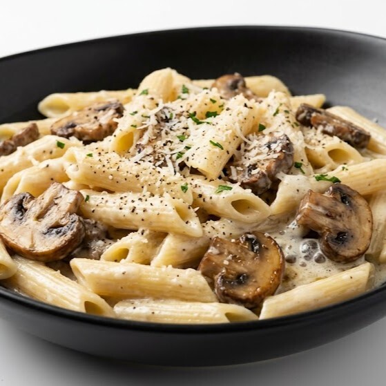 Kremalı Mantarlı Penne