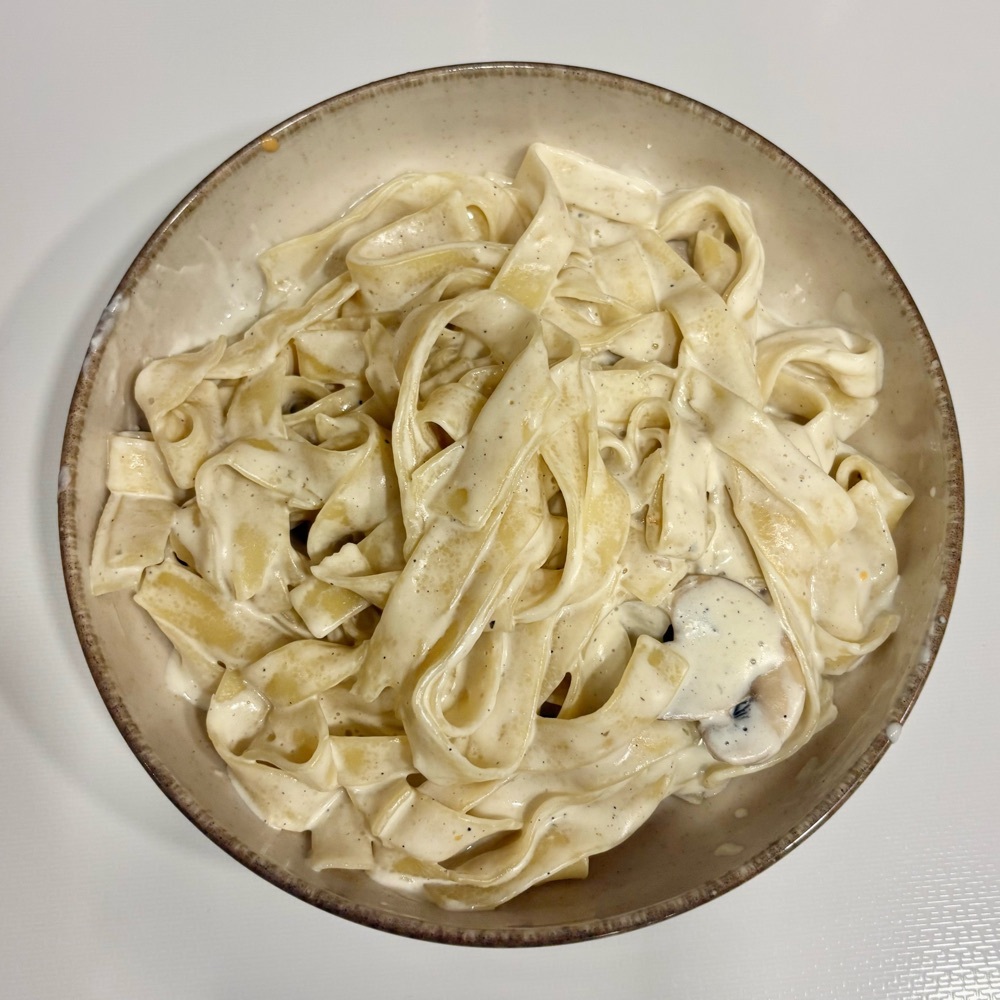 Kremalı Mantarlı Fettuccine