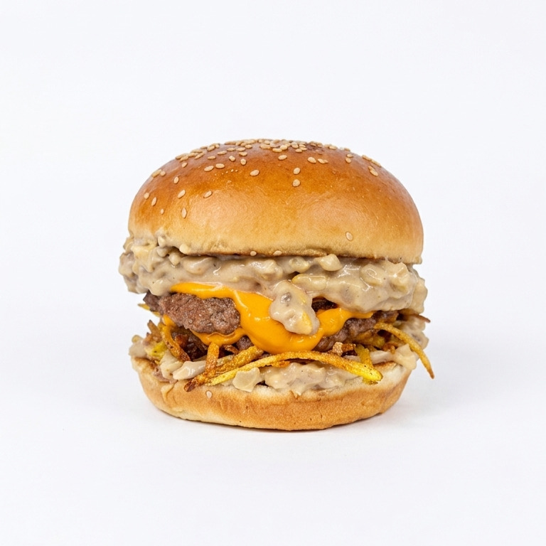 Mantarlı Smash Burger
