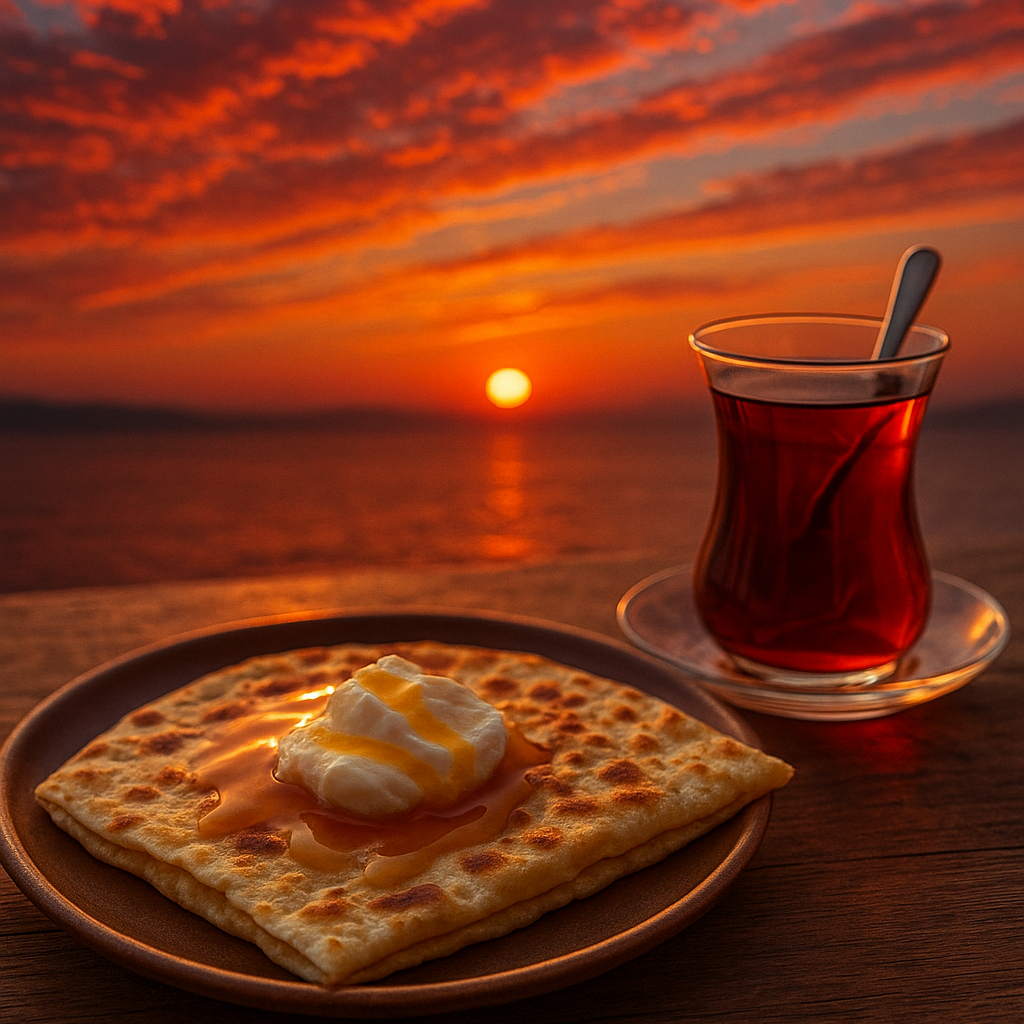 Ballı Kaymaklı Gözleme