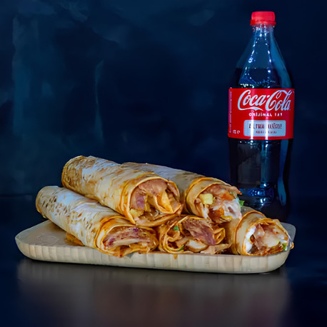 5'li Tavuk Döner Haylaz Dürüm Menü