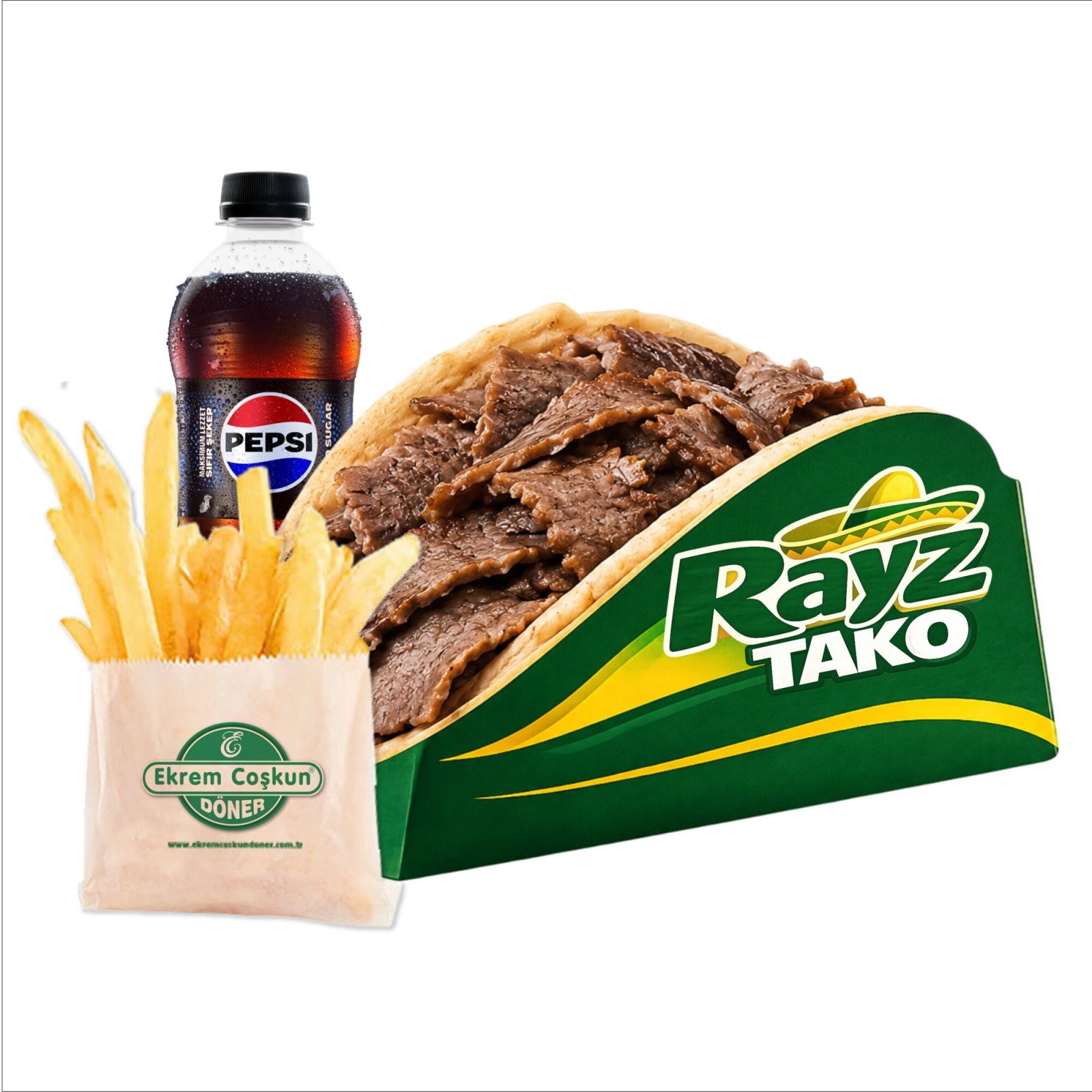 Rayz Taco Et Tekli Menü