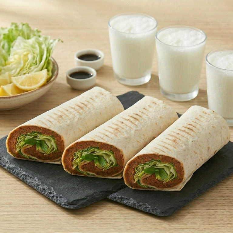 3 Kişilik Mega Çiğ Köfte Dürüm Menü