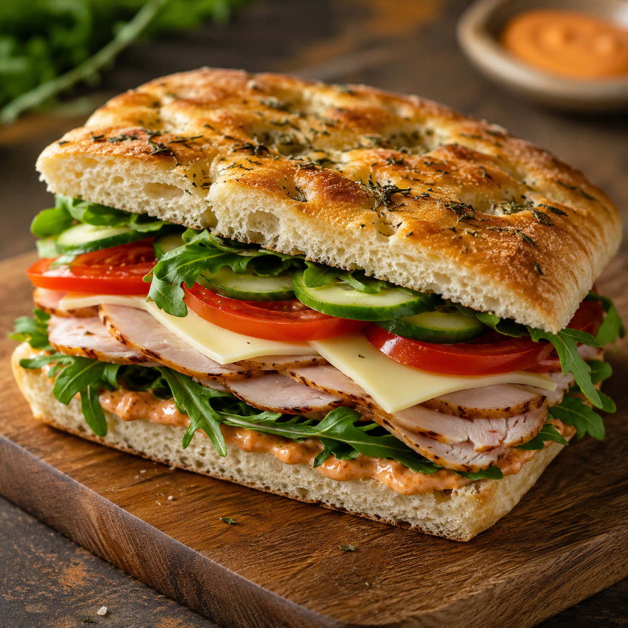 Füme Tavuk Sandwich