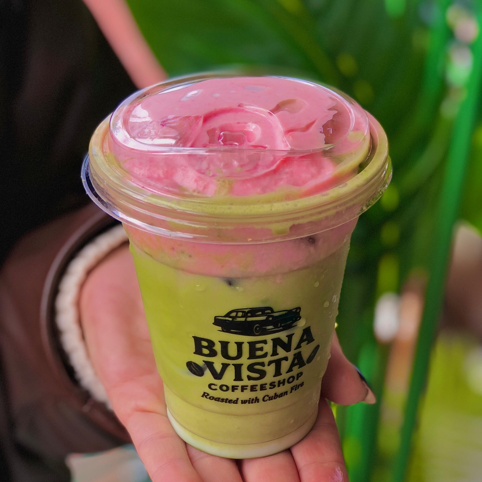 Iced Strawberry Matcha