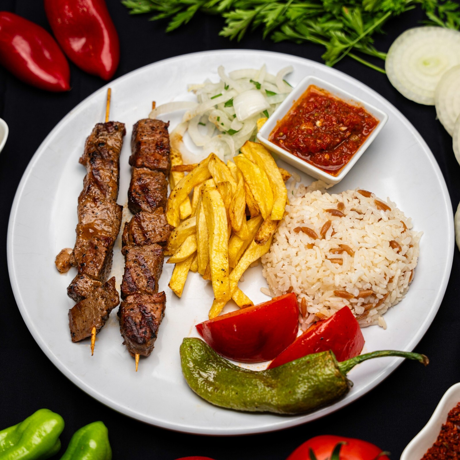 Izgara Dana Bonfile Şiş