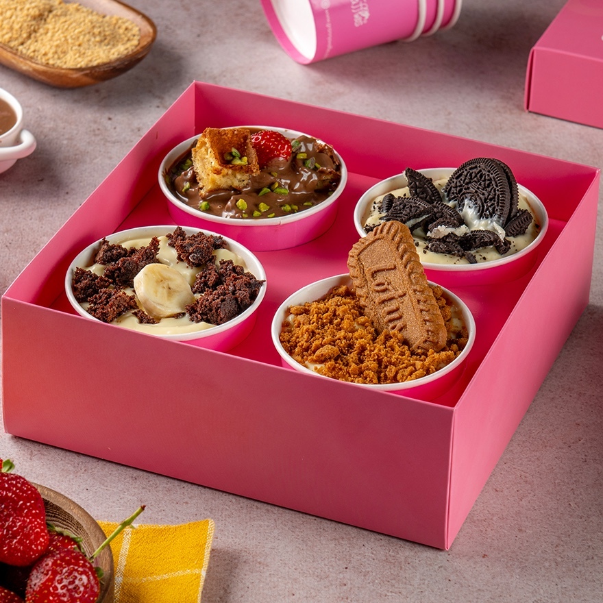 Magnolia Cup Box (4 Kişilik)