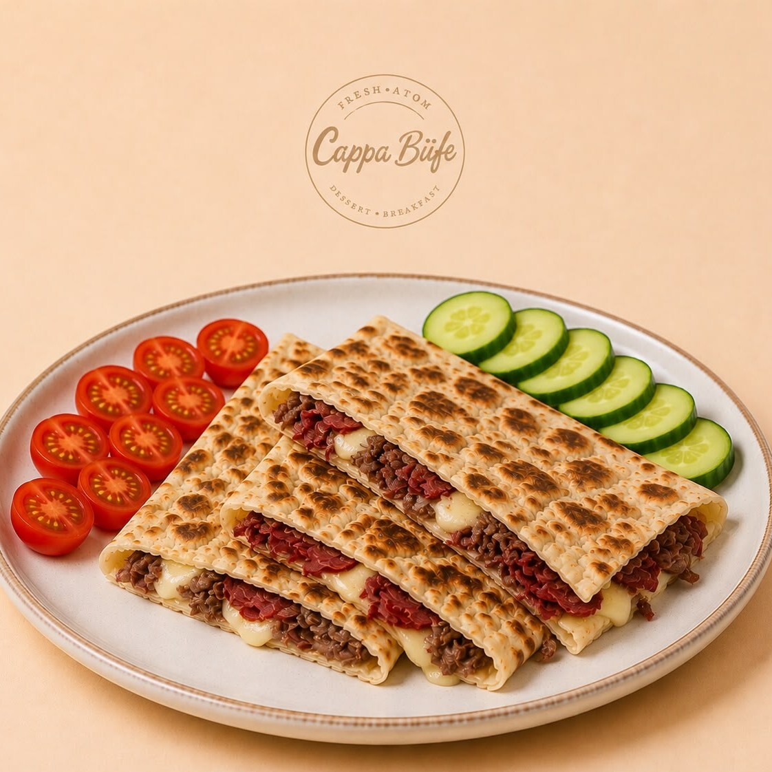 Pastırmalı Kavurmalı Gözleme