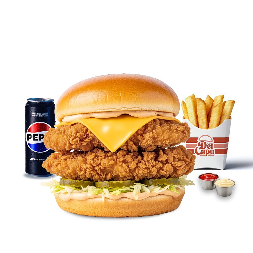 Chicken Cheeseburger Menü