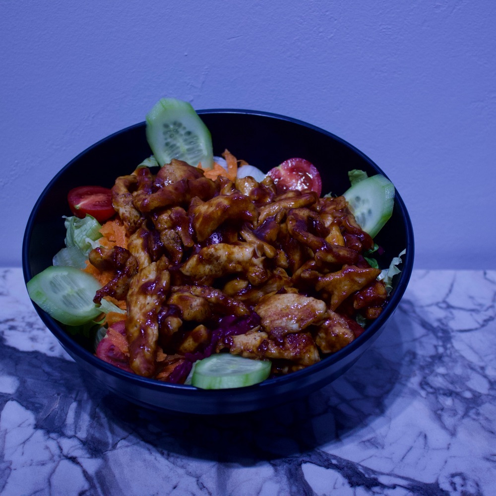 Barbekü Soslu Tavuk Salata