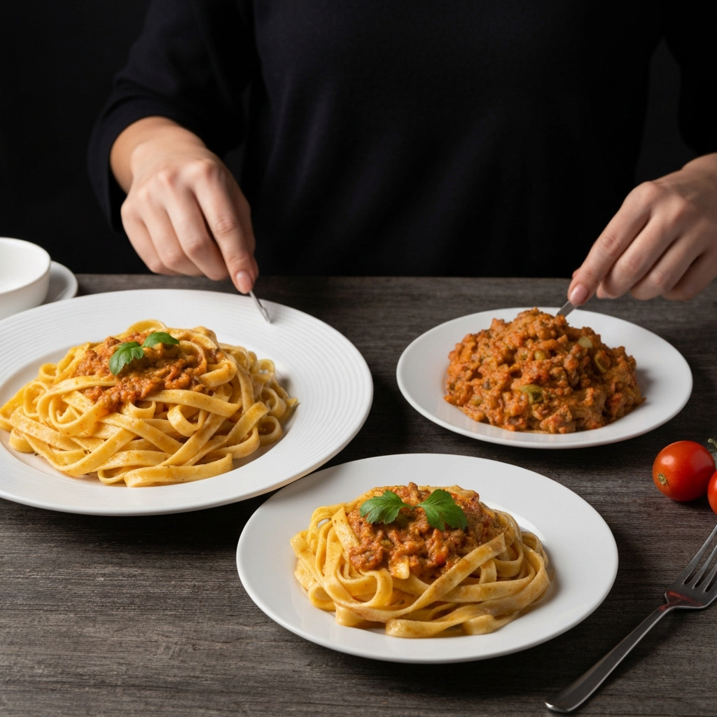 Kremalı Mantarlı Fettuccine