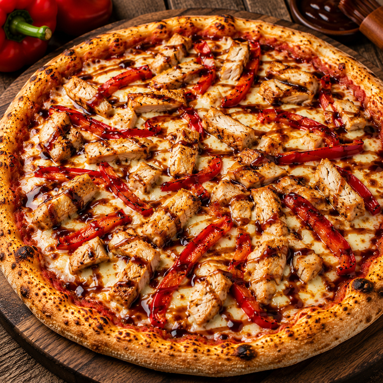 Teriyaki Soslu Pizza (Büyük) - Pizzalini