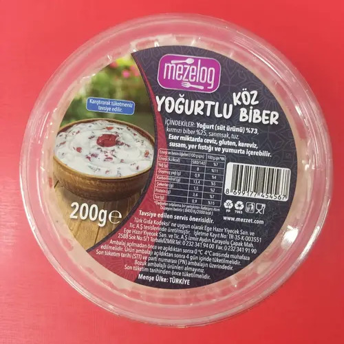 Yoğurtlu Köz Biber