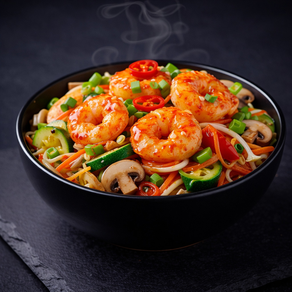 Acılı Karides / Spicy Shrimp