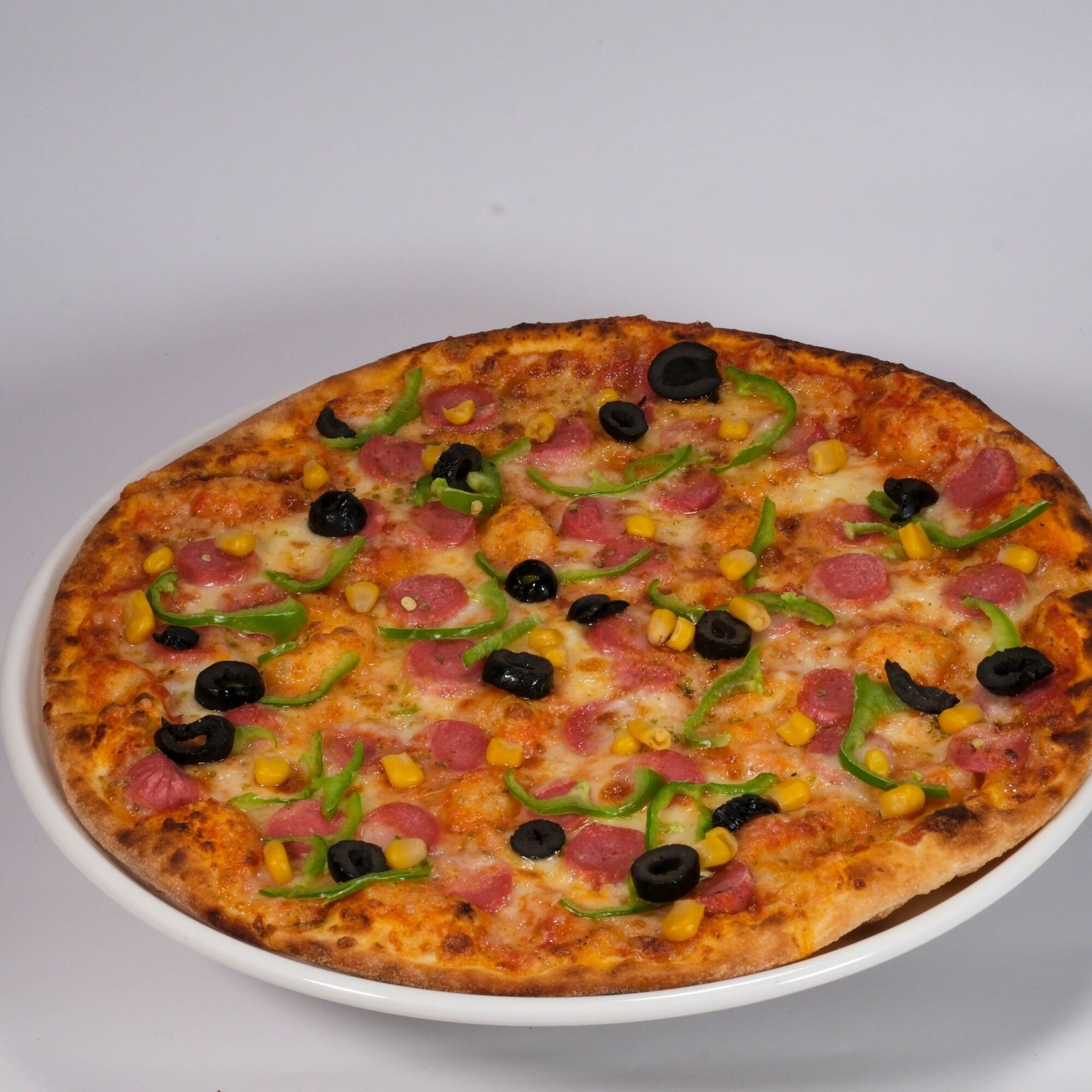 Sosisli Mix Pizza Büyük Boy