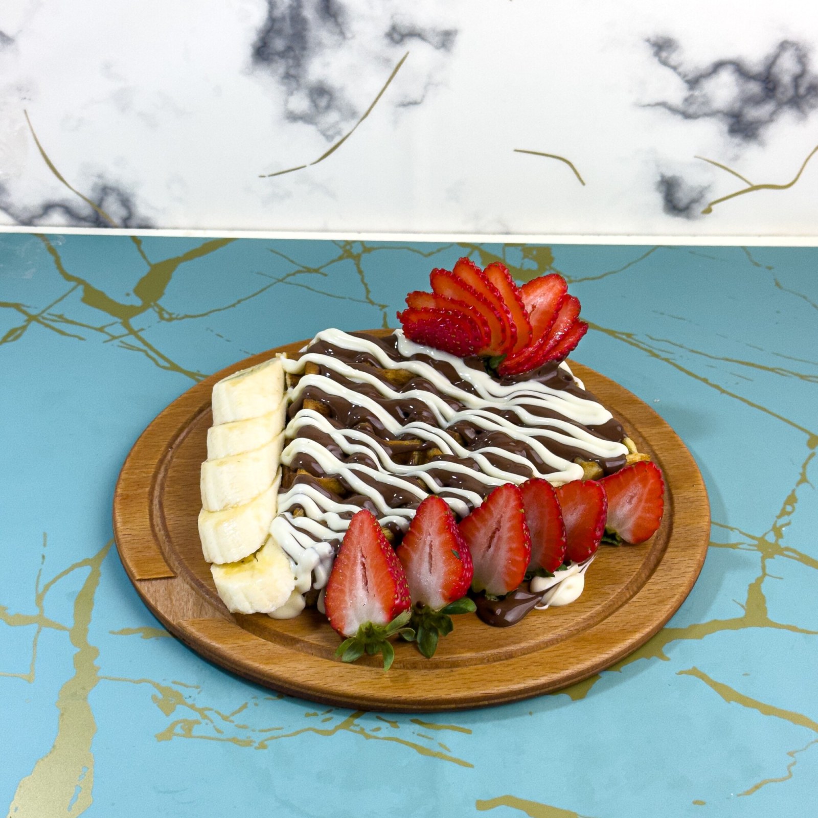 Meyveli Waffle