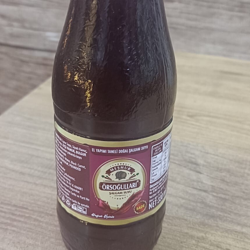 Örsoğulları şalgam suyu havuçlu 330 ml (acılı)