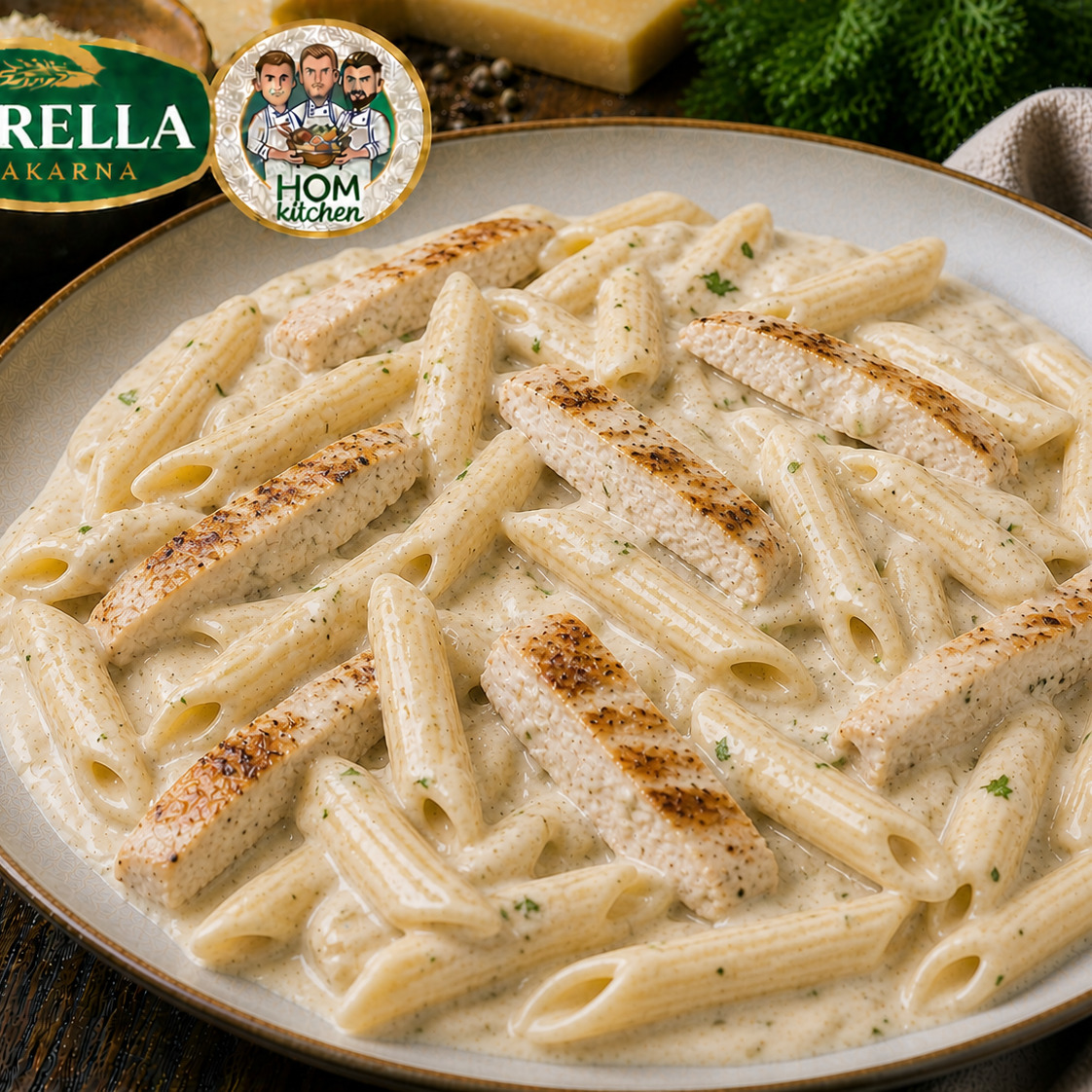 Alfredo Soslu Tavuklu Penne