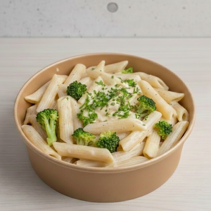 Kremalı Sebzeli Penne