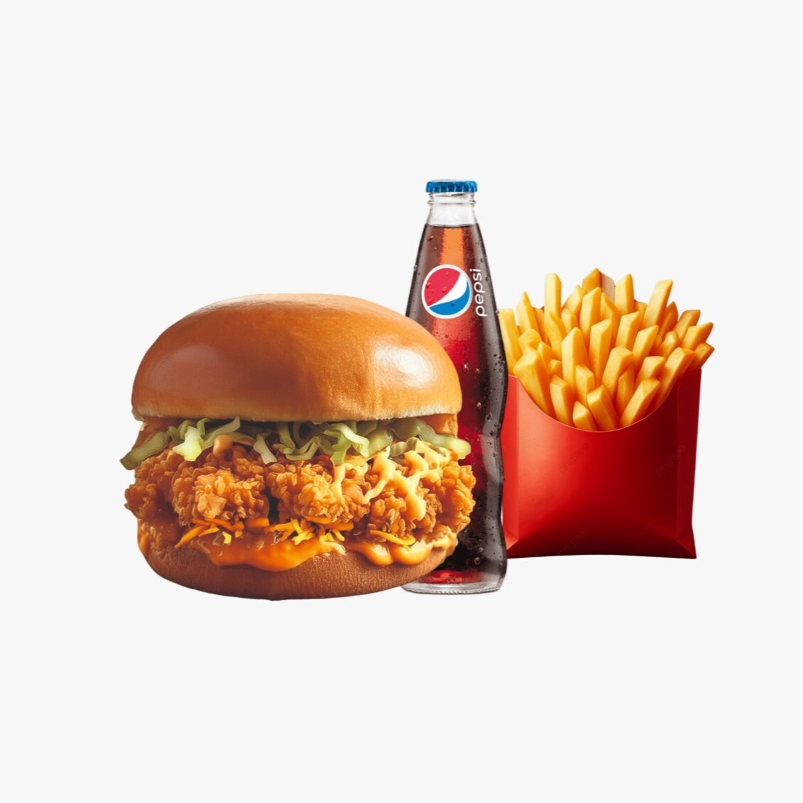 Chicken Burger Menü