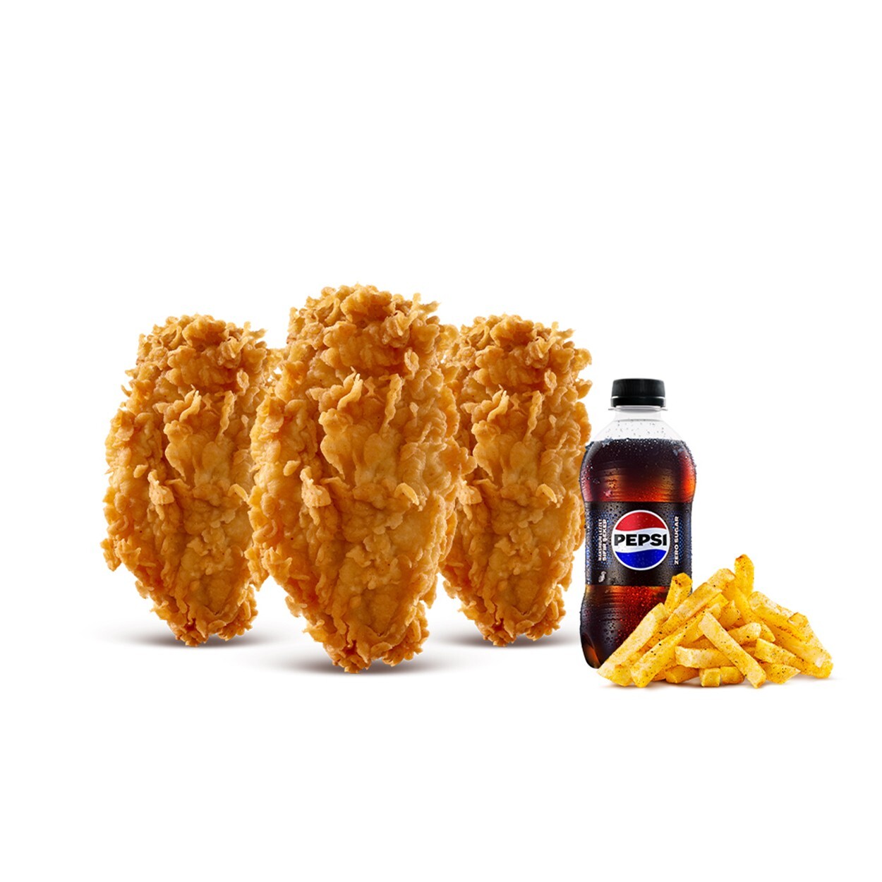 Crunchy Wings Çıtır Tavuk Kanat Menü (3 Adet)