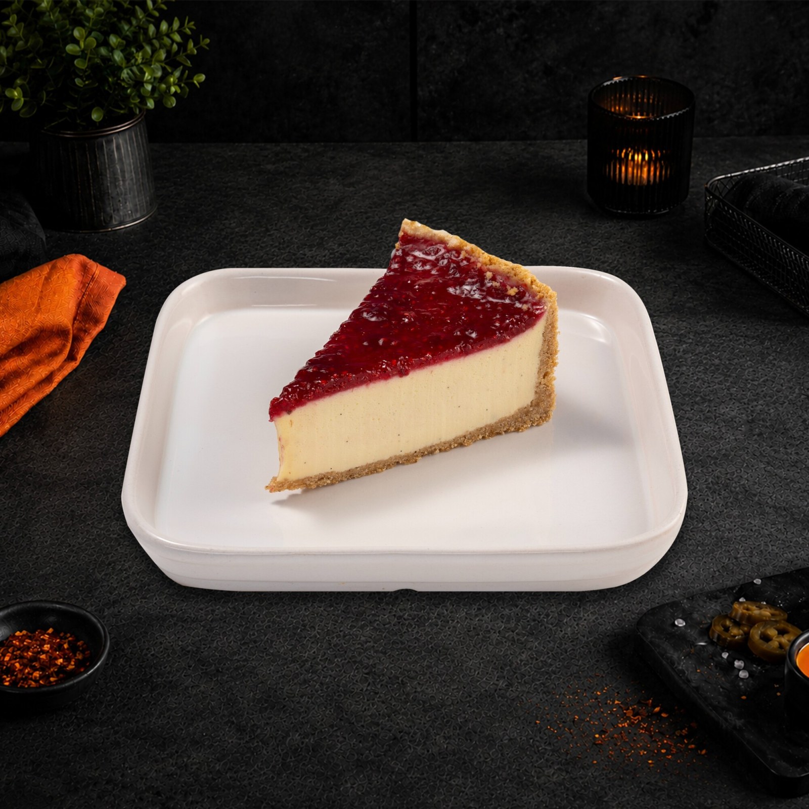 Ricottalı Frambuazlı Cheesecake