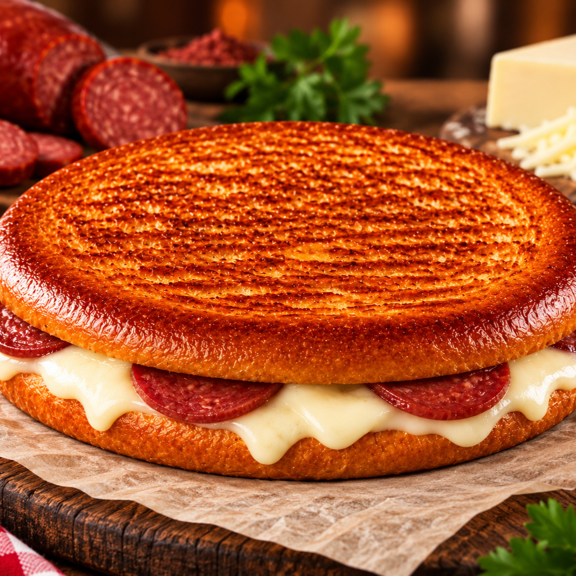 Kaşarlı Sucuklu Tost (2 Adet)
