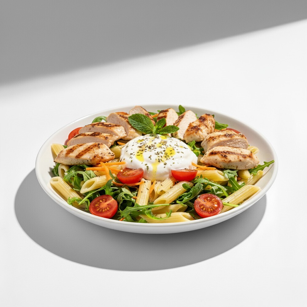 Kekikli Izgara Tavuklu & Makarna Bowl